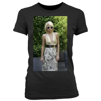 Paris Hilton Women's Junior Cut Crewneck T-Shirt