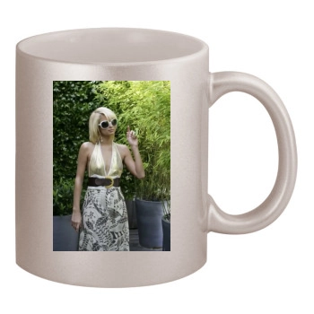 Paris Hilton 11oz Metallic Silver Mug