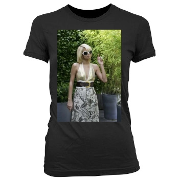 Paris Hilton Women's Junior Cut Crewneck T-Shirt