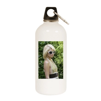 Paris Hilton White Water Bottle With Carabiner