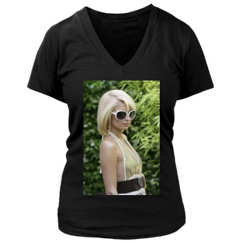 Paris Hilton Women's Deep V-Neck TShirt