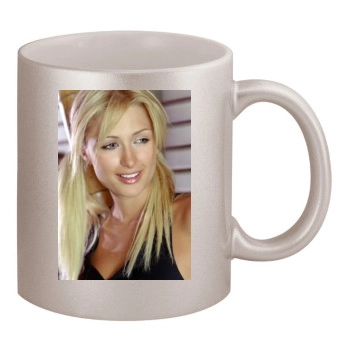 Paris Hilton 11oz Metallic Silver Mug