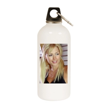 Paris Hilton White Water Bottle With Carabiner