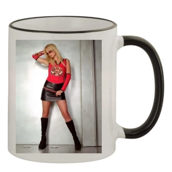 Paris Hilton 11oz Colored Rim & Handle Mug