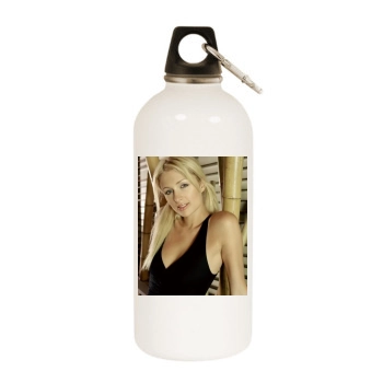 Paris Hilton White Water Bottle With Carabiner