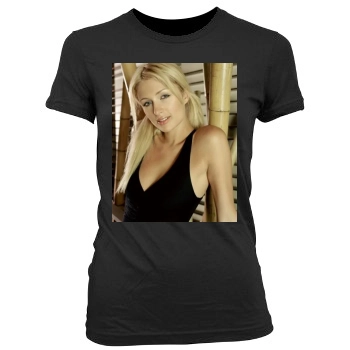 Paris Hilton Women's Junior Cut Crewneck T-Shirt