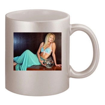 Paris Hilton 11oz Metallic Silver Mug