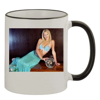 Paris Hilton 11oz Colored Rim & Handle Mug