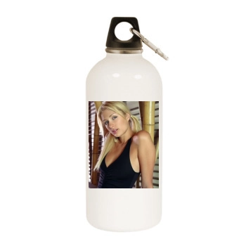 Paris Hilton White Water Bottle With Carabiner