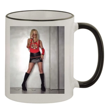 Paris Hilton 11oz Colored Rim & Handle Mug