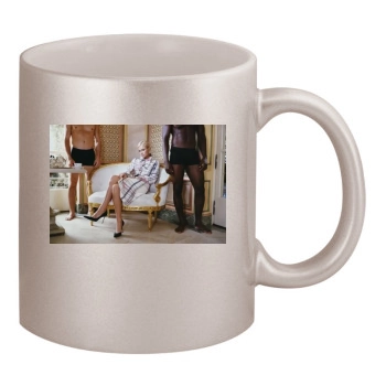 Paris Hilton 11oz Metallic Silver Mug