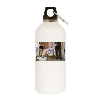 Paris Hilton White Water Bottle With Carabiner