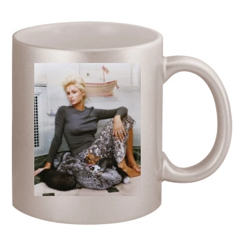 Paris Hilton 11oz Metallic Silver Mug