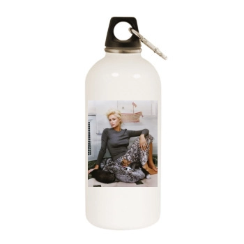 Paris Hilton White Water Bottle With Carabiner