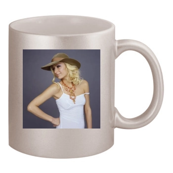 Paris Hilton 11oz Metallic Silver Mug