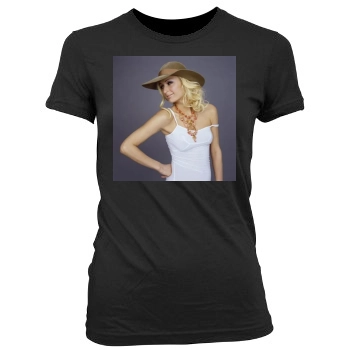 Paris Hilton Women's Junior Cut Crewneck T-Shirt