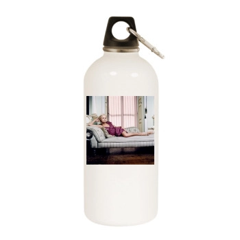 Paris Hilton White Water Bottle With Carabiner