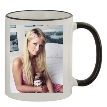 Paris Hilton 11oz Colored Rim & Handle Mug