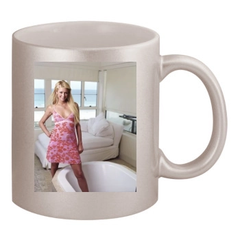 Paris Hilton 11oz Metallic Silver Mug