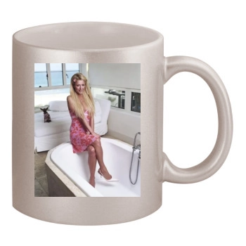 Paris Hilton 11oz Metallic Silver Mug