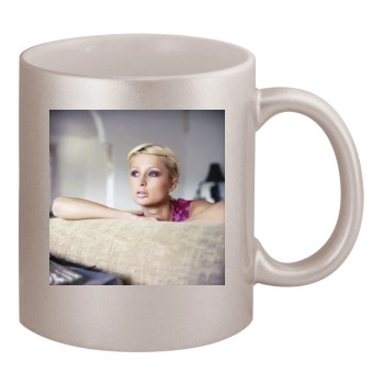 Paris Hilton 11oz Metallic Silver Mug