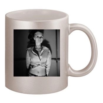 Paris Hilton 11oz Metallic Silver Mug