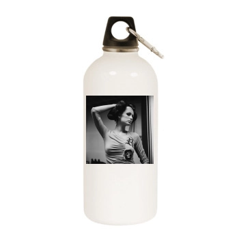 Paris Hilton White Water Bottle With Carabiner