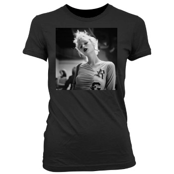 Paris Hilton Women's Junior Cut Crewneck T-Shirt