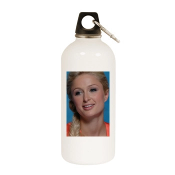 Paris Hilton White Water Bottle With Carabiner