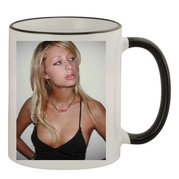 Paris Hilton 11oz Colored Rim & Handle Mug