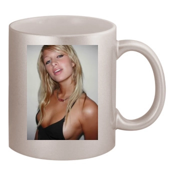 Paris Hilton 11oz Metallic Silver Mug