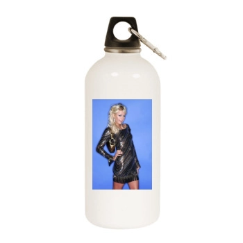 Paris Hilton White Water Bottle With Carabiner