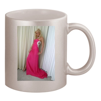 Paris Hilton 11oz Metallic Silver Mug