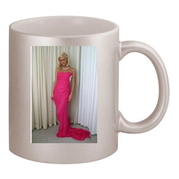 Paris Hilton 11oz Metallic Silver Mug