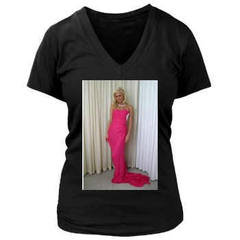 Paris Hilton Women's Deep V-Neck TShirt