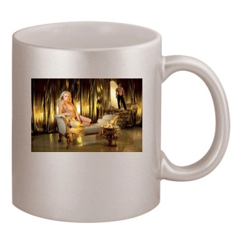 Paris Hilton 11oz Metallic Silver Mug