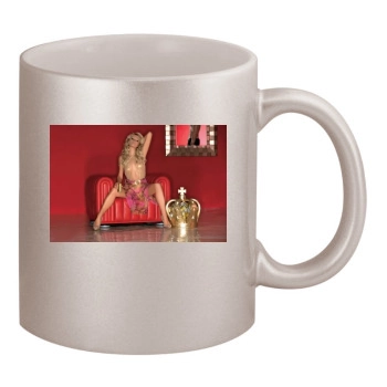 Paris Hilton 11oz Metallic Silver Mug