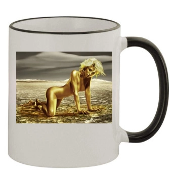 Paris Hilton 11oz Colored Rim & Handle Mug