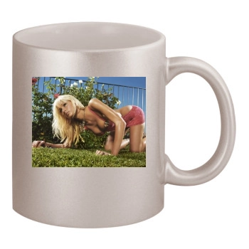 Paris Hilton 11oz Metallic Silver Mug