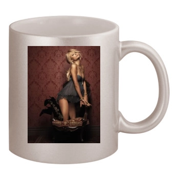 Paris Hilton 11oz Metallic Silver Mug