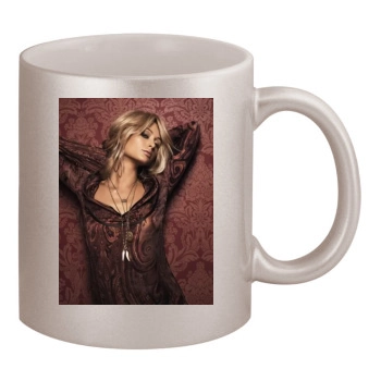 Paris Hilton 11oz Metallic Silver Mug