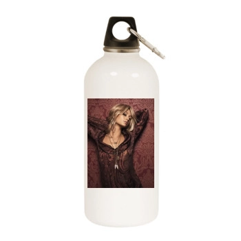 Paris Hilton White Water Bottle With Carabiner