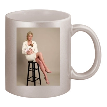 Paris Hilton 11oz Metallic Silver Mug