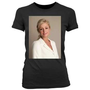 Paris Hilton Women's Junior Cut Crewneck T-Shirt