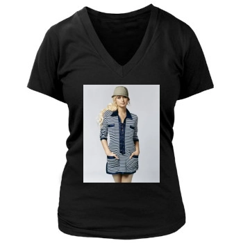 Paris Hilton Women's Deep V-Neck TShirt