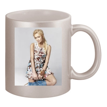 Paris Hilton 11oz Metallic Silver Mug