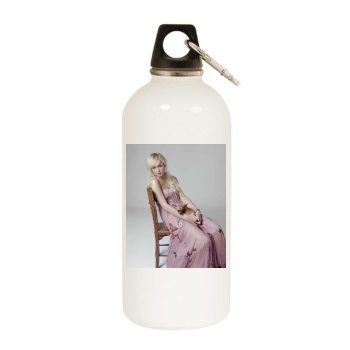 Paris Hilton White Water Bottle With Carabiner