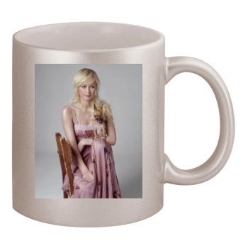 Paris Hilton 11oz Metallic Silver Mug