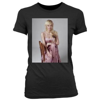 Paris Hilton Women's Junior Cut Crewneck T-Shirt