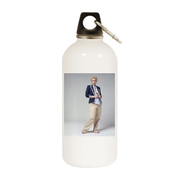 Paris Hilton White Water Bottle With Carabiner